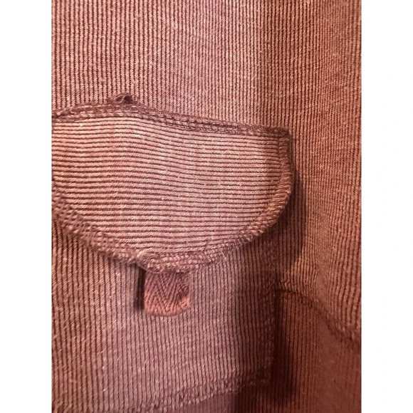 Teddi Womens Vintage Deep Pink White Retro Polo Shirt W/ Mini Pocket Sz Med - Picture 6 of 7